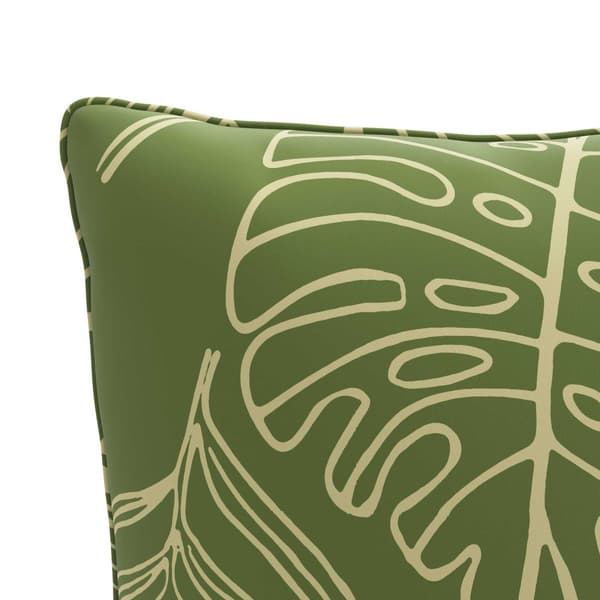 1-delad ryggkudde PUTTEN 100% Polyester Bladdesign