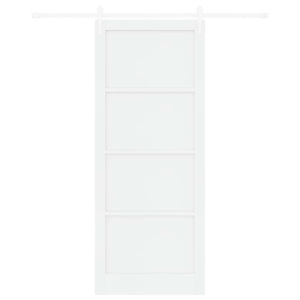 Skjutdörr ORKDAL 93 x 232 cm Konstruerat trä Vit