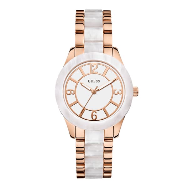 GUESS W0074L2 - Quartz Klocka Dam (37MM)