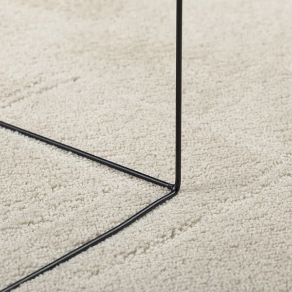 Matta HUARTE Beige 140 x 200 cm Polyester
