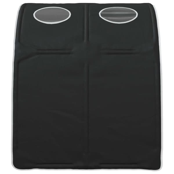 Sängtunnel 2 pcs Svart 211 x 67,5 x 2 cm Polyester