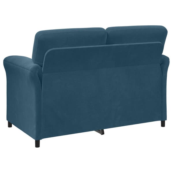 2-sits soffa Blå 138 x 83 x 95 cm Sammet