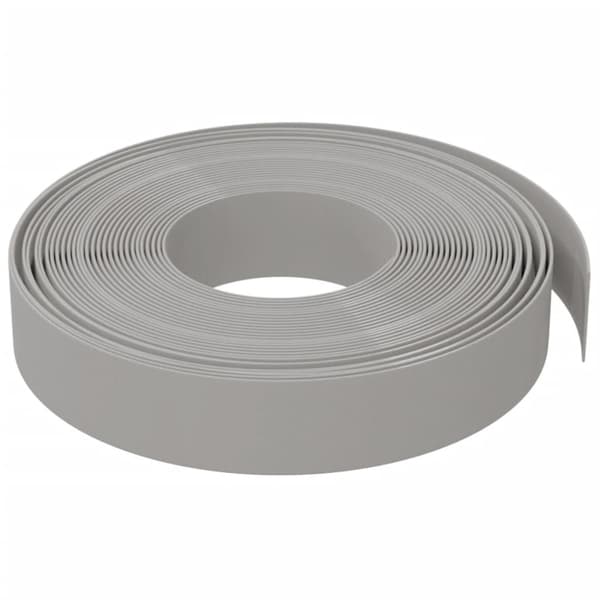 Rabattkant grå 4 st 10 m 10 cm polyeten