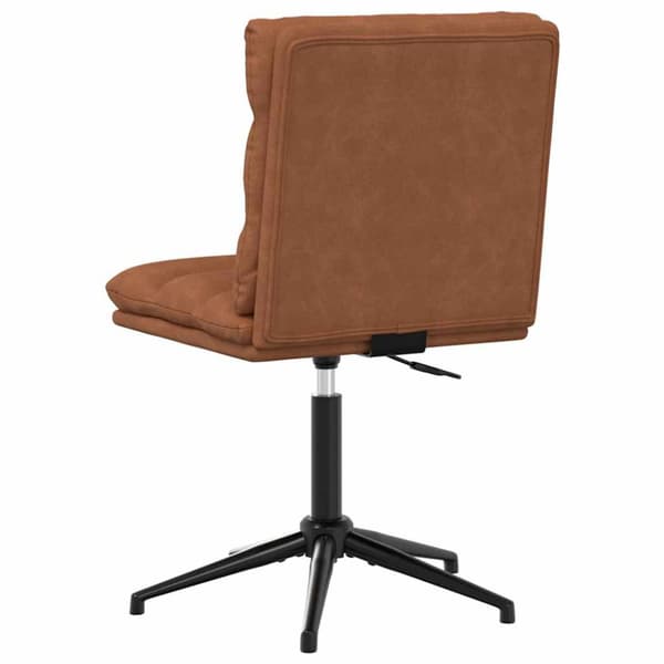 Matstol brun konstläder