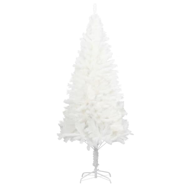 Plastgran verklighetstrogna barr vit 210 cm