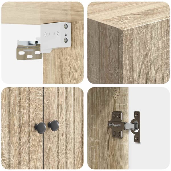 Skåpset 2 pcs 66 x 34,5 x 90 cm Konstruerat trä