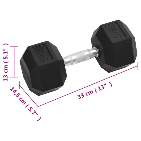 Hantlar 2 st 25 kg totalt gjutjärn