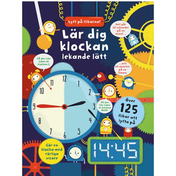 Lär dig klockan (bok, board book)