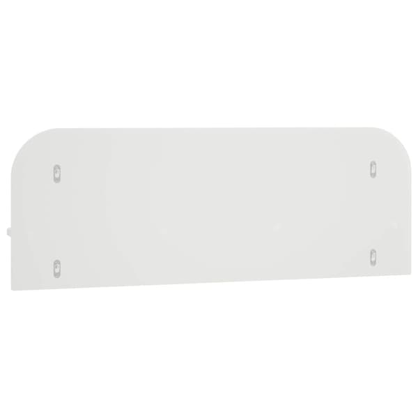 Vägg hylla 2 st Vit högglans 102 x 13,5 x 37,5 cm