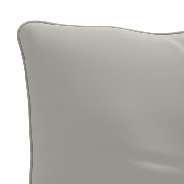 Ryggkudde PUTTEN 100% Polyester Grå 40 x 40 x 10 cm