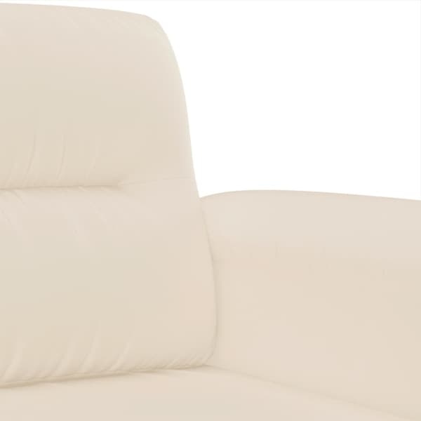 2-sitssoffa Beige 140 cm mikrofibertyg