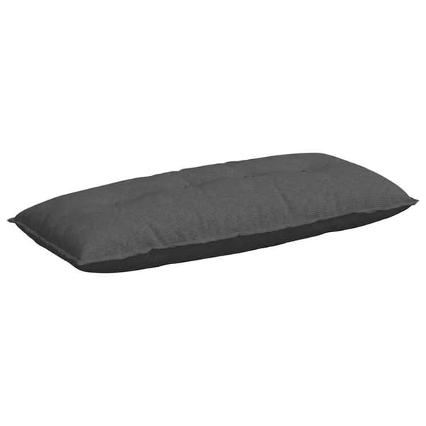 Ryggkudde Mörkgrå 120 x 50 cm Kordread tyg