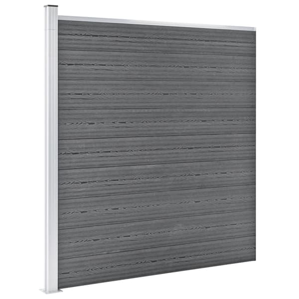 Staketpanel WPC 1564x186 cm grå
