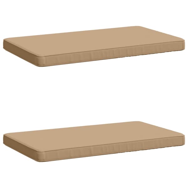 2-delade Bänk Kuddar VUGHT 2 st 100% Polyester Sand