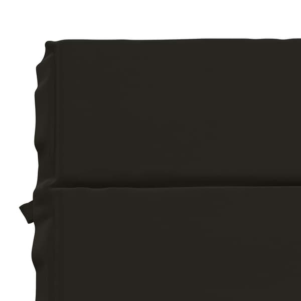 Solstol Kudde GEMERT 100% Polyester Svart 200 x 80 x 3 cm