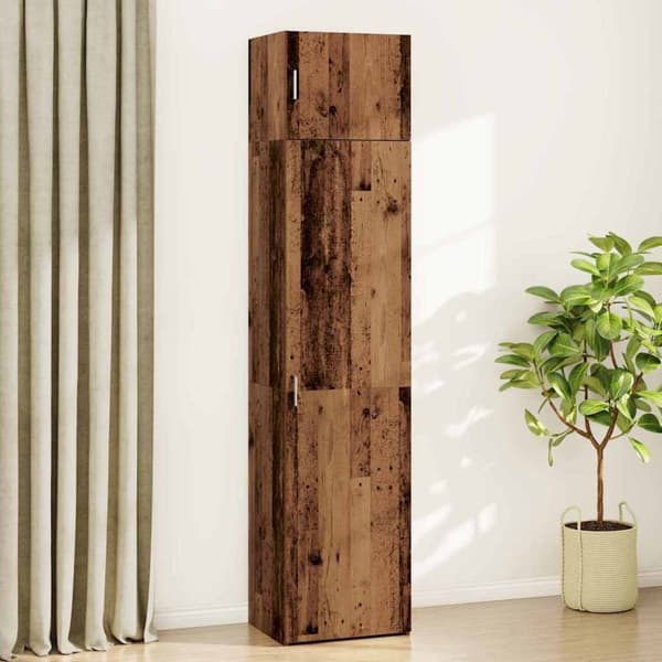 Sideboard 2 st Gammalt trä 50 x 41 x 225 cm