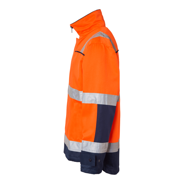 3816 Jacket Fluorescent orange/navy Unisex