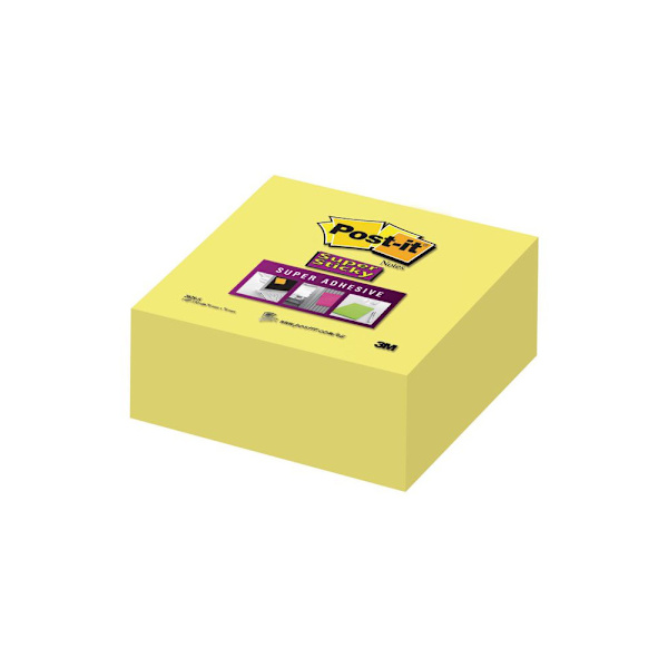 Notes POST-IT SS kub 76x76mm gul