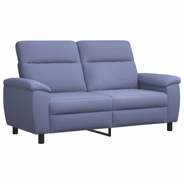 Soffset 2 st Jeansblå Tyg