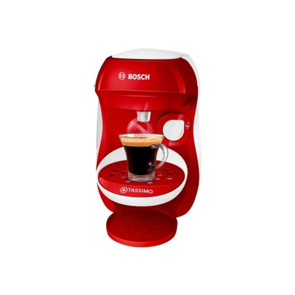 Bosch TASSIMO HAPPY TAS1006 - kaffemaskin - ljust röd