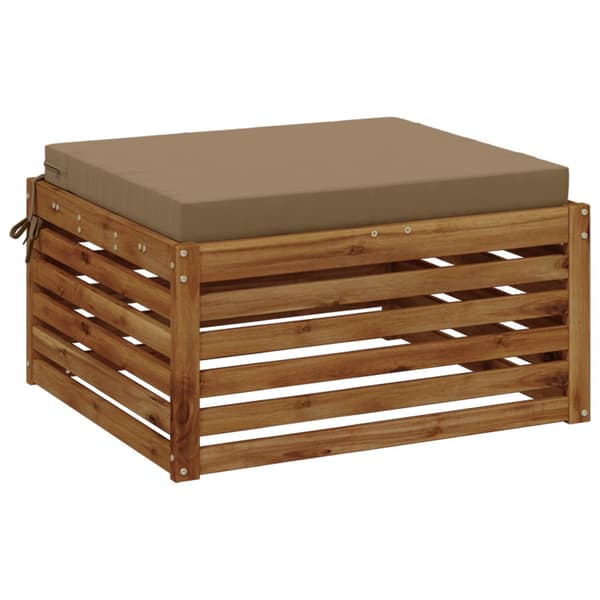 1-delad Sittdyna SOEST 100% Polyester Taupe 80 x 80 x 7 cm