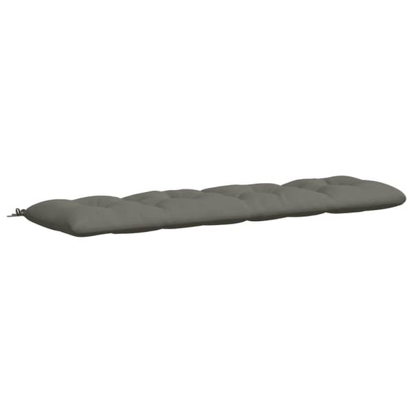 Bänk kudde VIANEN 100% Polyester Grå 200 x 50 x 12 cm