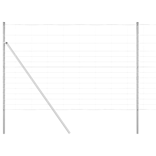 Stängselstolpe Galvaniserad 25 x 1,6 m Stål