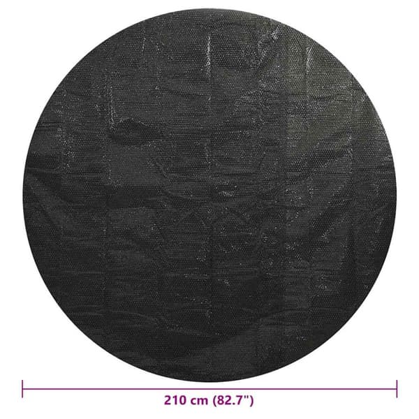 Poolskydd svart 210 cm PE