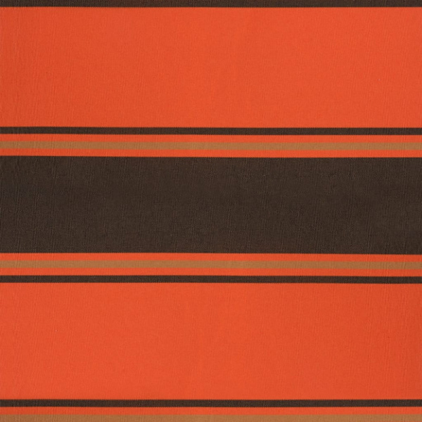 Markis infällbar orange och brun 3x2,5 m tyg&aluminium