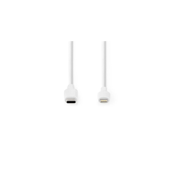 Kabel NEDIS Lightning - USB-C 2m vit
