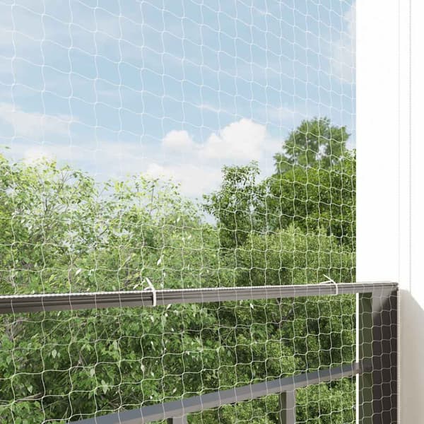 Katnät transparent 4x3 m nylon