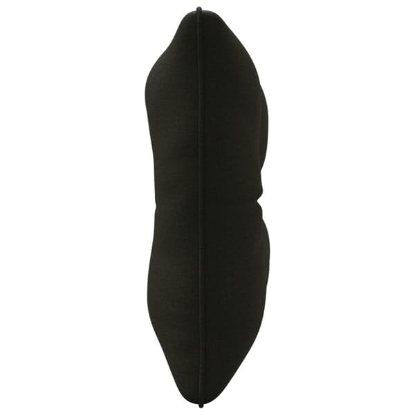 Ryggkudde PUTTEN 100% Polyester Svart 60 x 40 x 10 cm