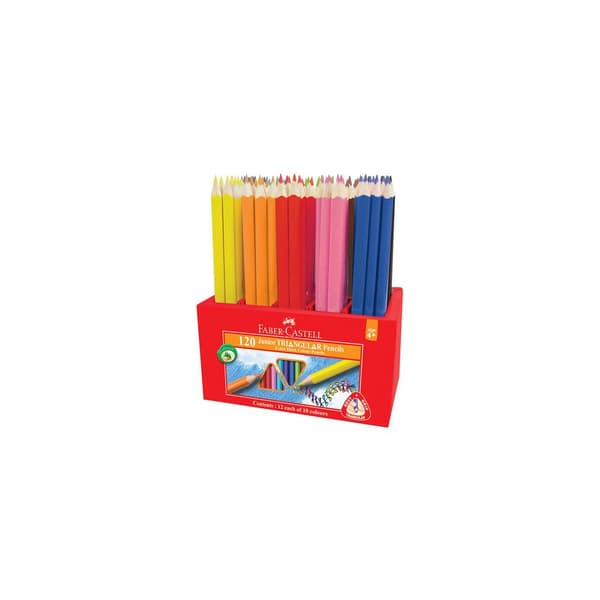 Färgpenna FABER Triangular 12x10 färger