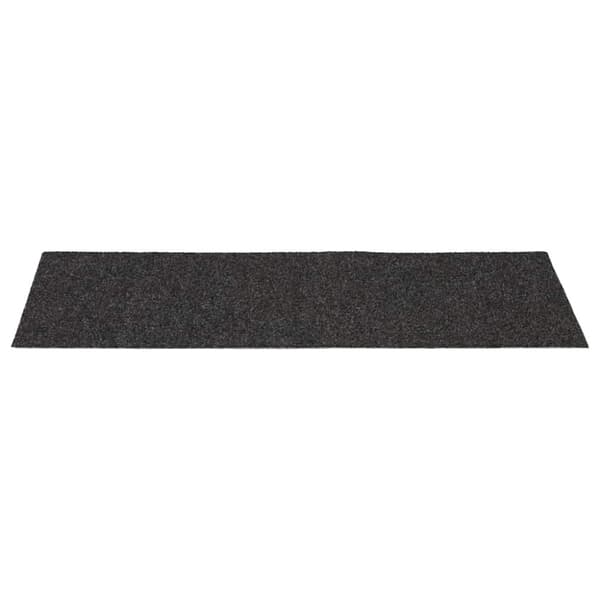 Trappmattor självhäftande 30 st 60x25 cm antracit rektangulära