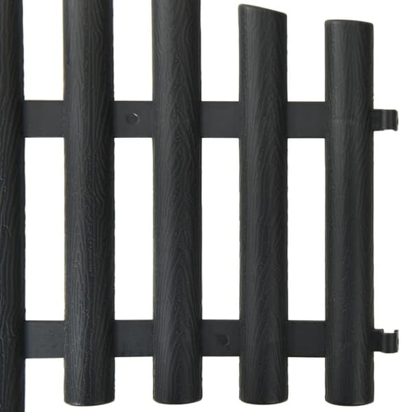 Rabattkant 17 delar antracit 10 mm PP