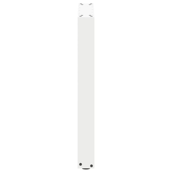 Matbordsben U-formade 2 st vita 50x(72-73) cm stål