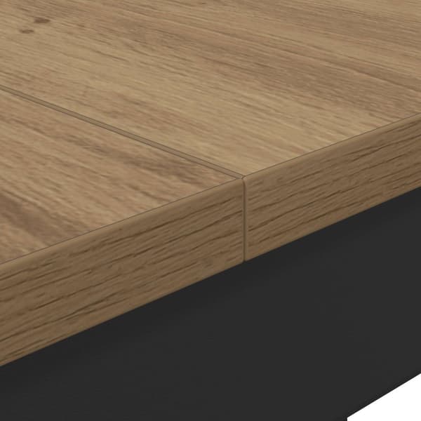 Matbord 140 x 80 x 75 cm METALL Rektangulär