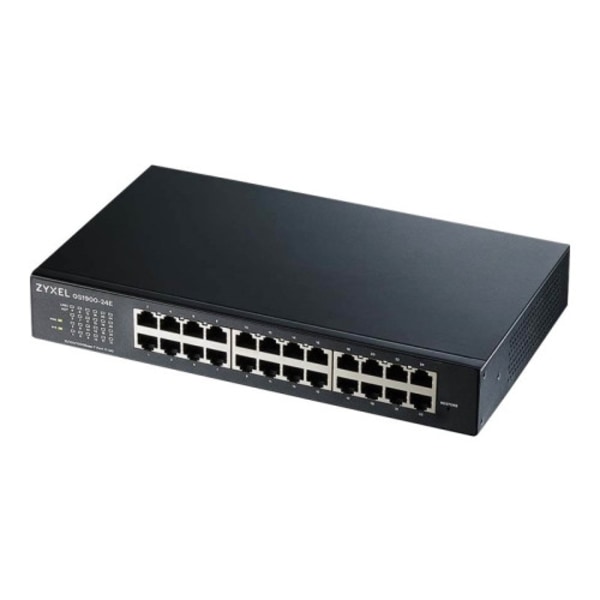 Zyxel GS1900 Series GS1900-24E - switch - 24 portar - smart - rackmonterbar