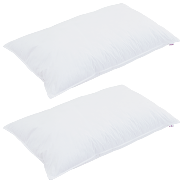 Vinter Täcke med kudde 3 pcs Vit Mikrofiber