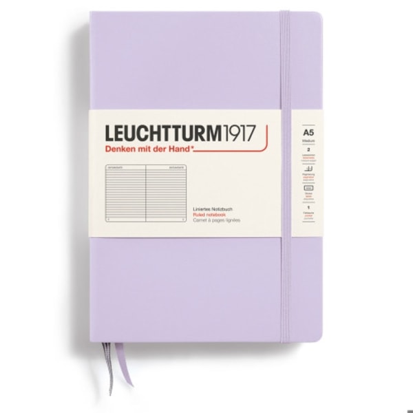 LT NOTEBOOK A5 Hard Ruled Lilac