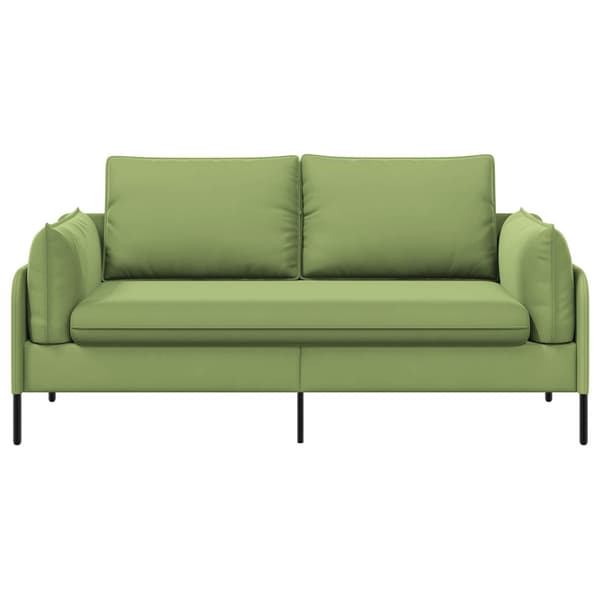 2-sits soffa 2-sits Ljusgrön 188 x 81 x 89 cm Sammet