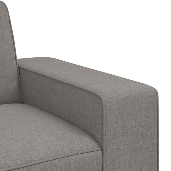 Soffa Taupe 162 x 80 x 82 cm tyg