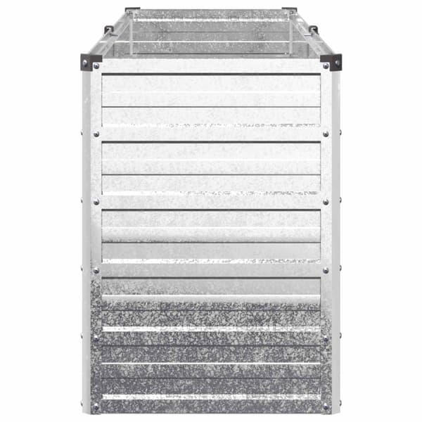 Höjd Trädgårdsbädd Silver 160 x 40 x 55 cm galvaniserad