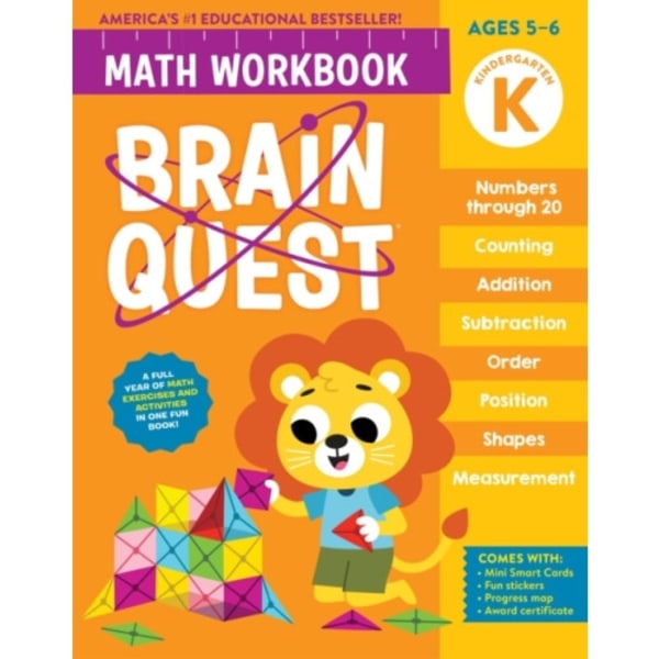 Brain Quest Math Workbook: Kindergarten (häftad, eng)