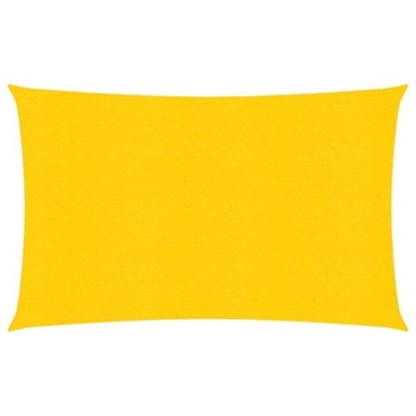 Solsegel 160 g/m² rektangulär gul 5x7 m HDPE