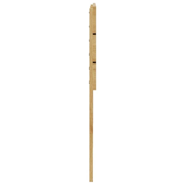 Sänggavel 140 cm massivt trä ek