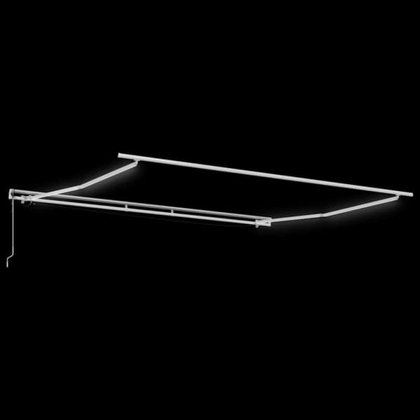 Markisram Vit 400 × 350 cm Aluminium