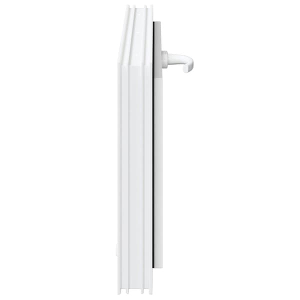 Källarfönster RISOR 80 x 40 cm PVC och glas Vit