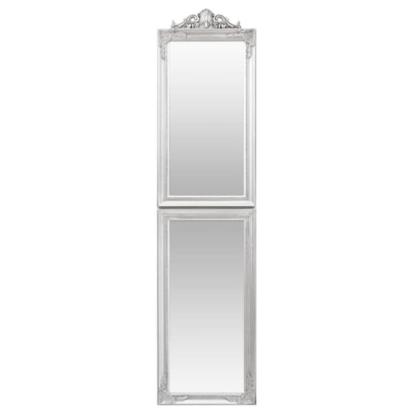 Fristående spegel silver 45x180 cm