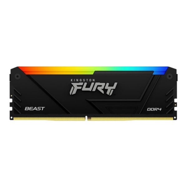 Kingston FURY Beast RGB - DDR4 - modul - 8 GB - DIMM 288-pin - 3200 MHz / PC4-25600 - ej buffrad